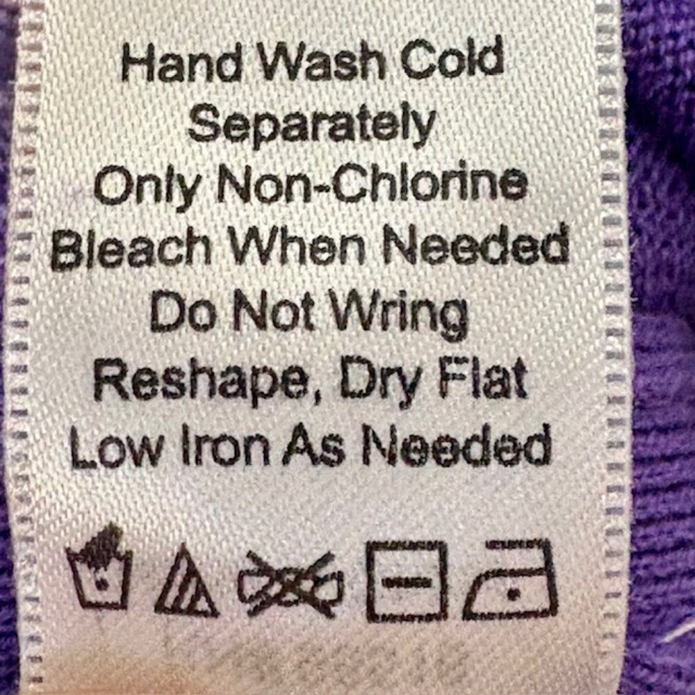 Coldwater Creek Silk/Cotton Cardigan - Purple/Lavender - 1X - Picture 8 of 9
